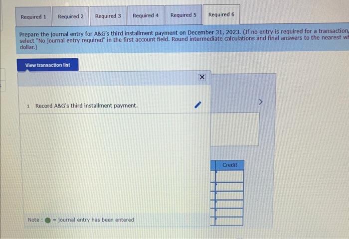 conveyor was custom-built for A\&G, so its cash price was unknown. By