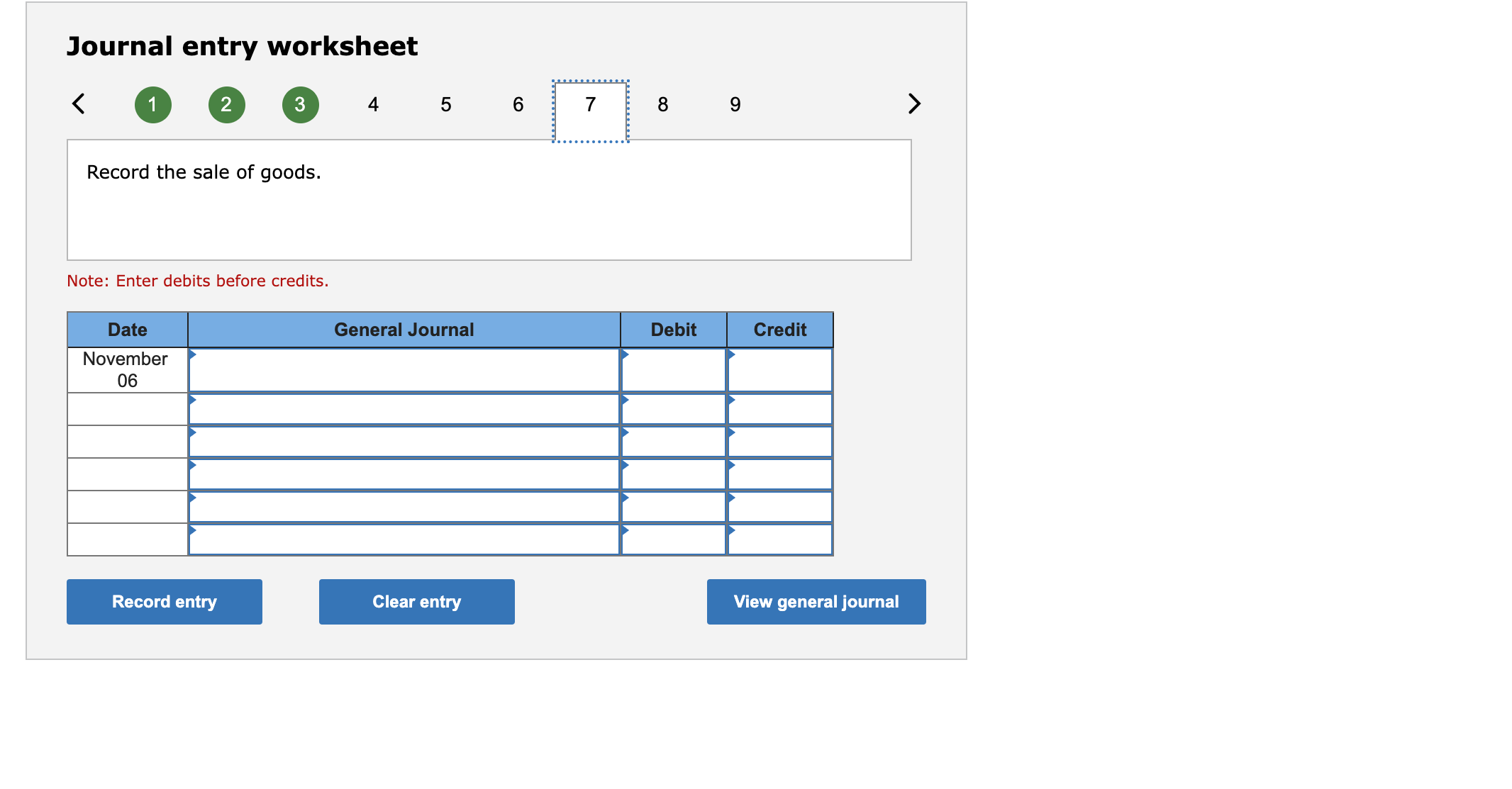 purchases and sales for its only product. cord journal entries for Tree
