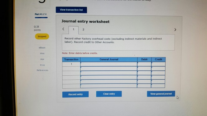 information applies to the questions displayed below The following information is available