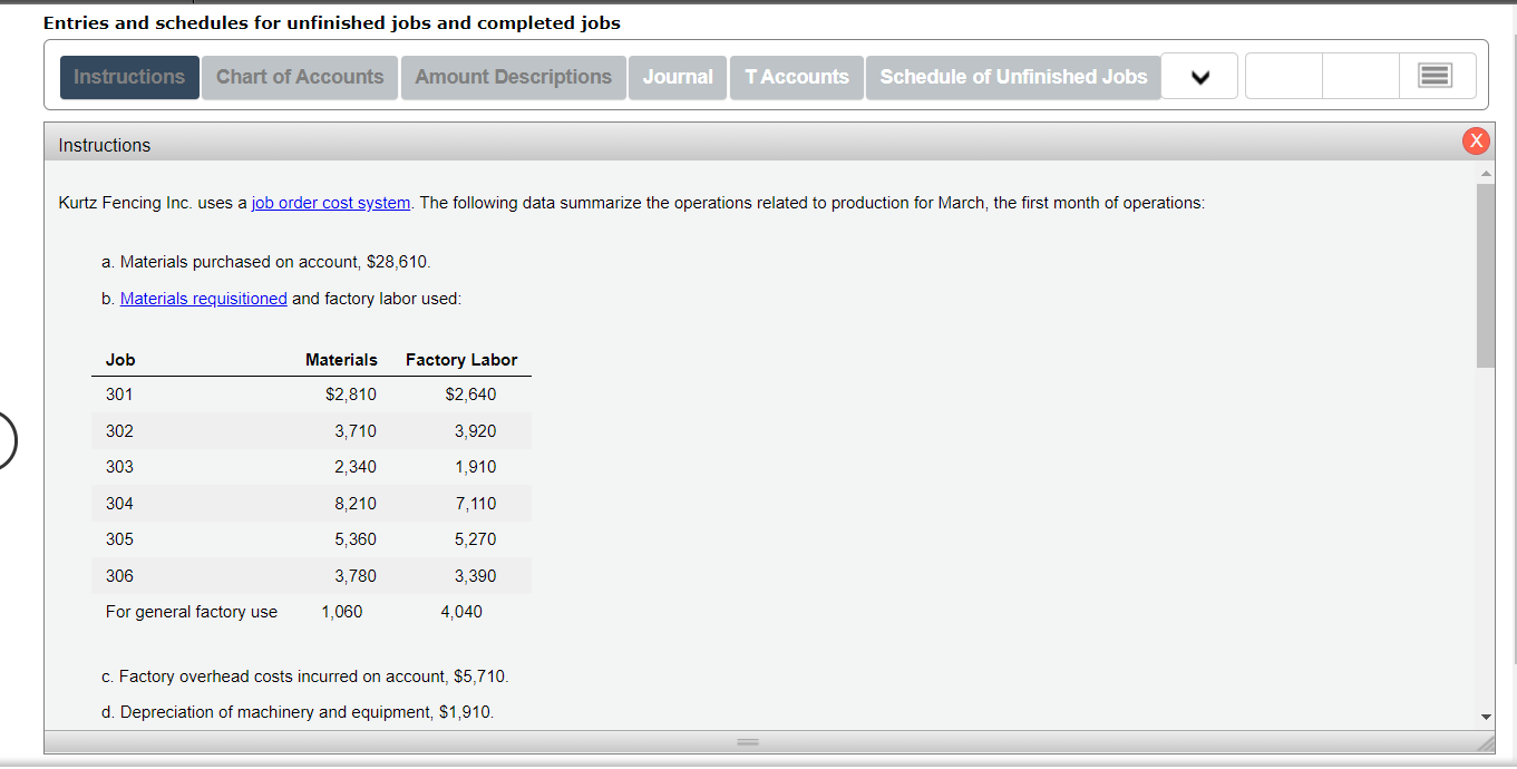 Hi. i need help solving this question. please Entries and schedules for