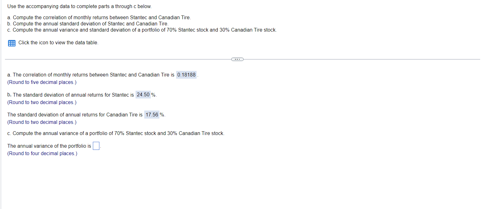 FOR C don't forget to give the answer in four decimal places,