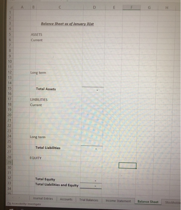 4) Record adjusting journal entries 5) Prepare an Adjusted Trial Balance 6)