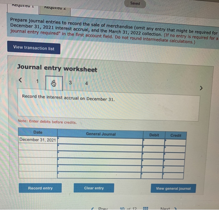a customer and accepted a noninterest-bearing note in exchange. The note requires
