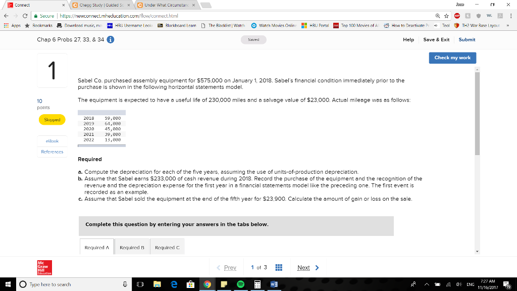  Connect e chegg Study l Guided 5, r i e Under