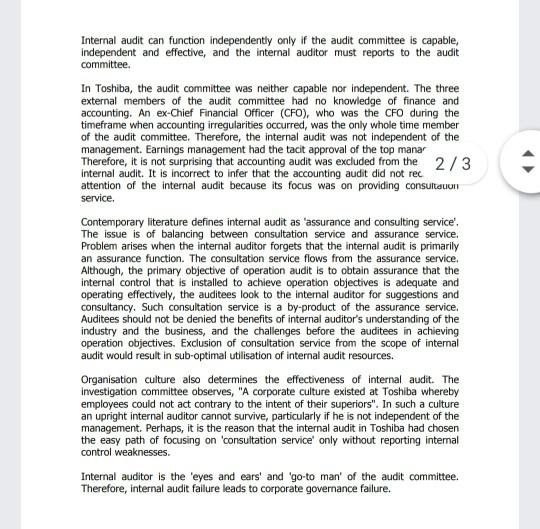 this case study & answer all the following questions. 1) Based on