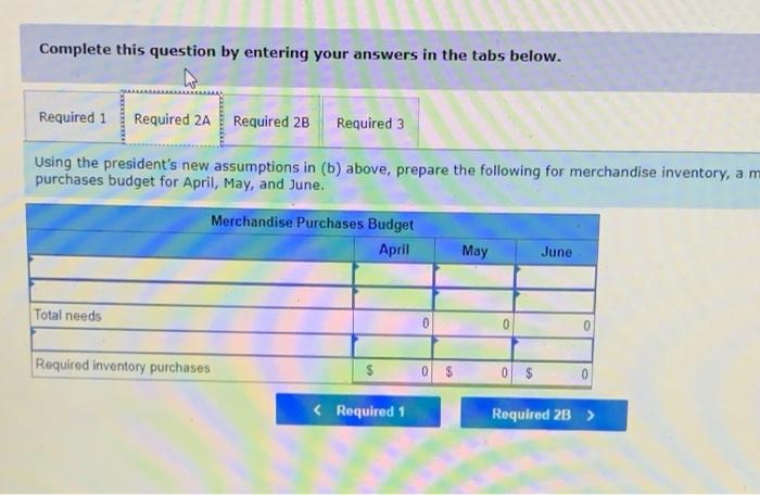 sales of lawn care equipment, which occur during May. The following information