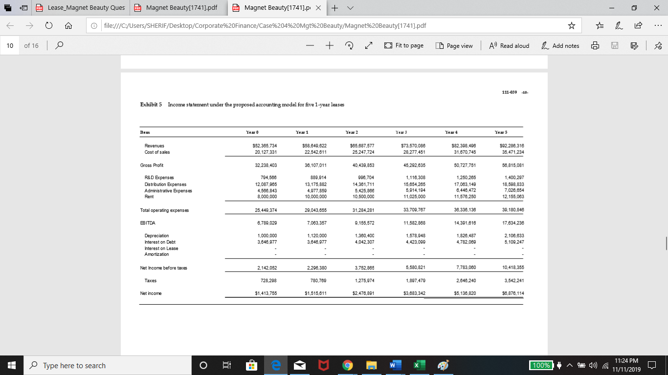 EPage view Add notes 8 Exhibit 3 Balance sheet under the proposed