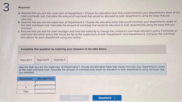 the joint product cost among the three final products using weight as