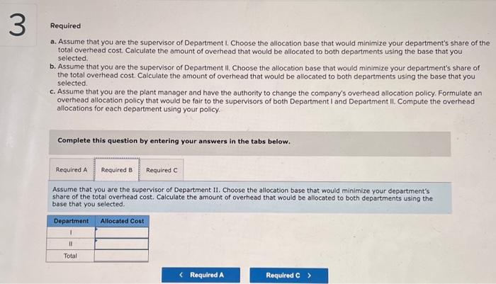 the allocation base. b. Allocate the joint product cost among the three