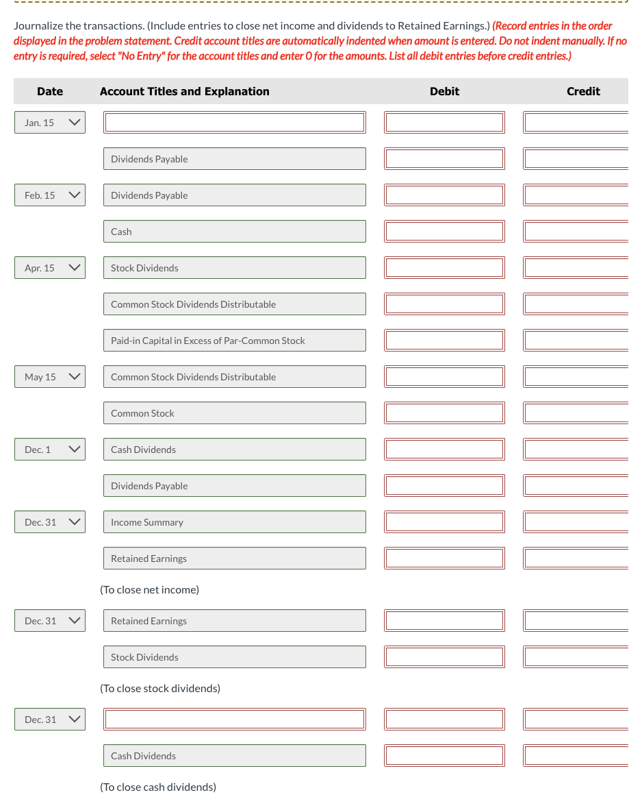 Thanks! On January 1, 2025, Bramble Corp. had these stockholders' equity accounts.