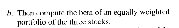 numbers used are hypothetical Covariance with Mean AOL MicrosoftIntelReturn Stock AOL Intel