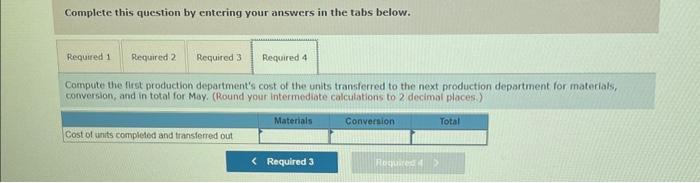 in its process costing system. It produces prefabricated flooring in a series