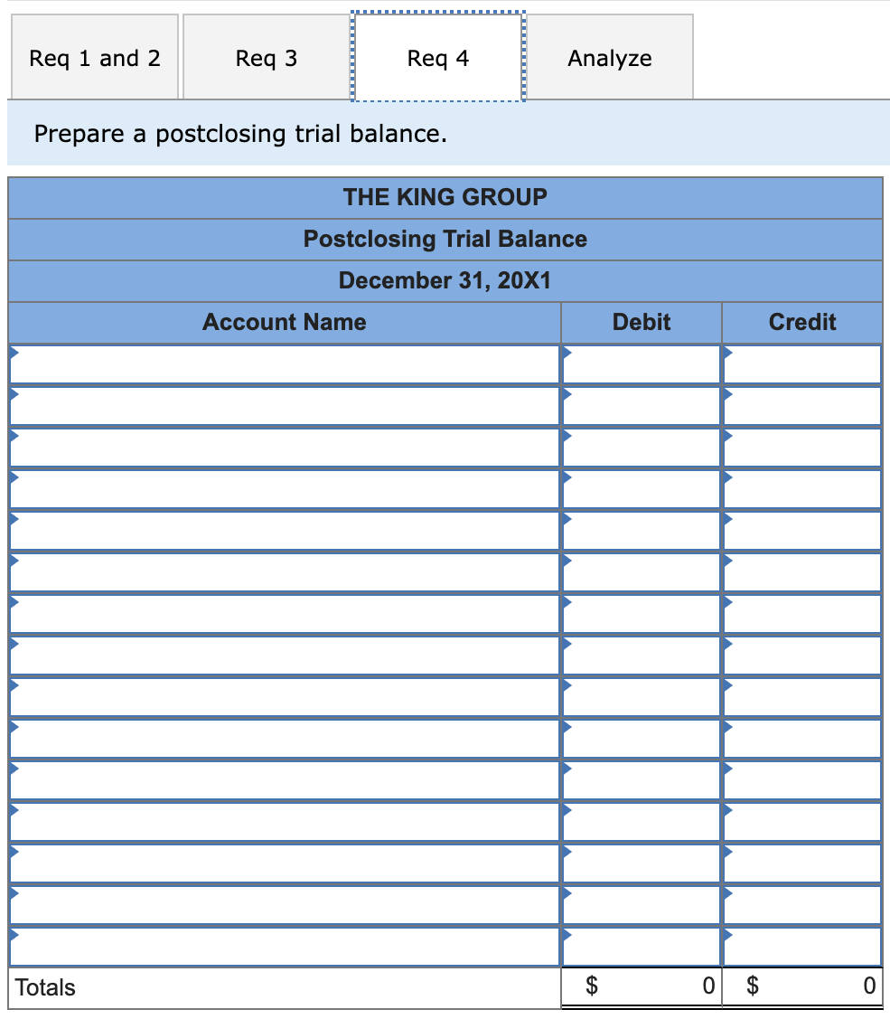 receivable Supplies Prepaid advertising Equipment Accumulated depreciationEquipment Accounts payable Delva King, Capital