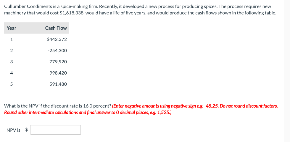  Cullumber Condiments is a spice-making firm. Recently, it developed a new
