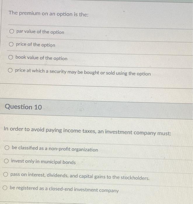 credit rating falls Question 6 Which of the following 10-year, AAA rated