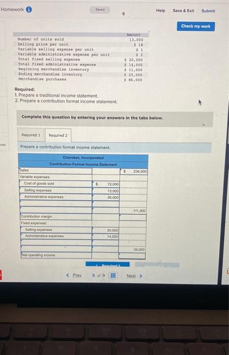  Homework Seved Help Save & Exit Submit Check my work Number
