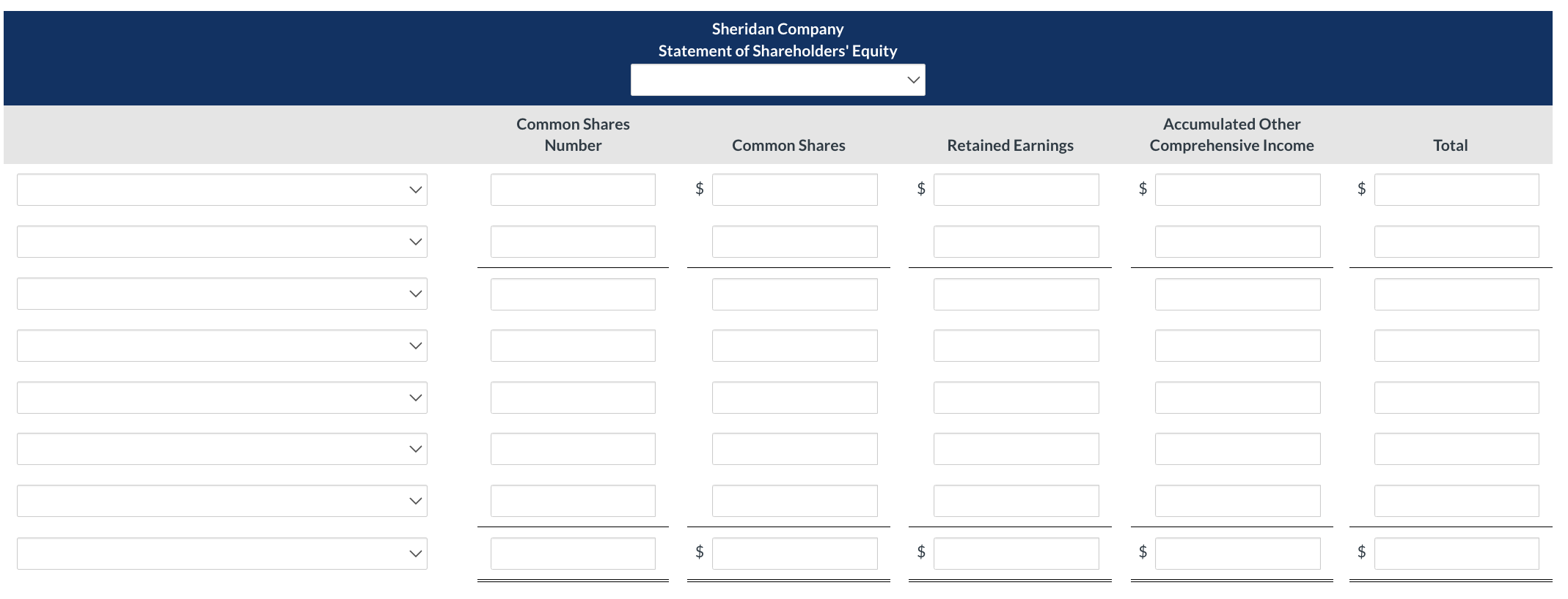 relates to Sheridan Company, a Canadian public corporation traded on the Toronto