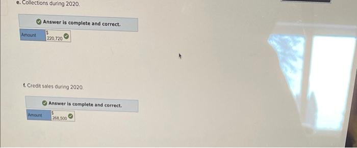 7777 15,800 Jan. 4/20 Collections in 2020 July 15/20 Dec. 31/20 Balance