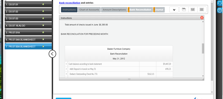 HI 2 EX 07.02 3. EX07.03 Instructions 4. EX.07.18 ALGO 5. PR.07.01