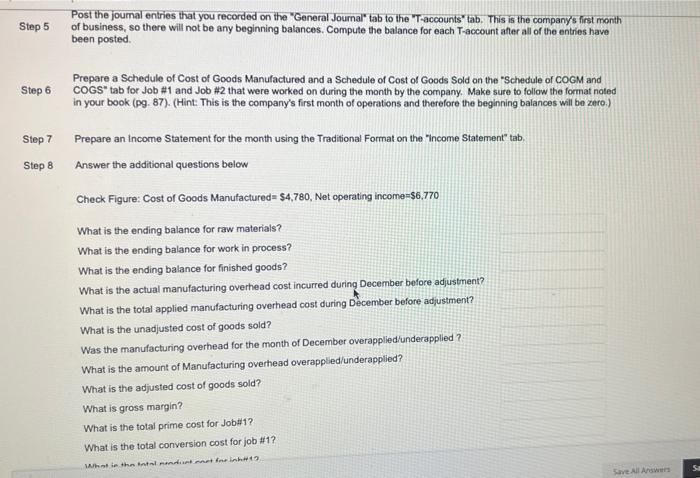 the customer. This month, you have been asked to develop and manufacture