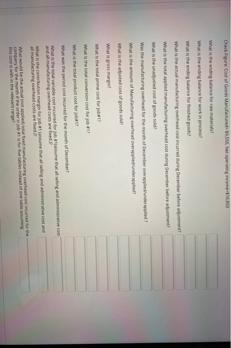 been asked to develop and manufacture two new tables for customers. You