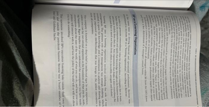 History of BP The Atomic Structure What Buder, former head of stralegy