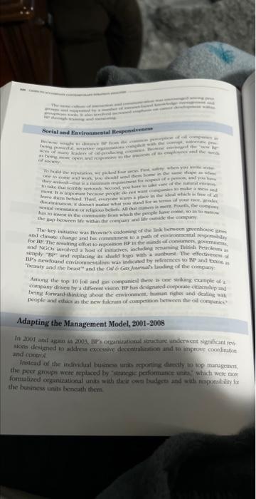 at BP Tletnigh a series of mergers and acquisitions, Beswne created a