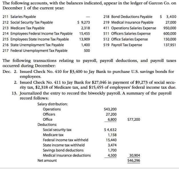 PLEASE ANSWER IN THIS FORMAT: (Amount in red) The following accounts,