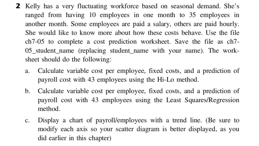 for the future and would like you to prepare a present value