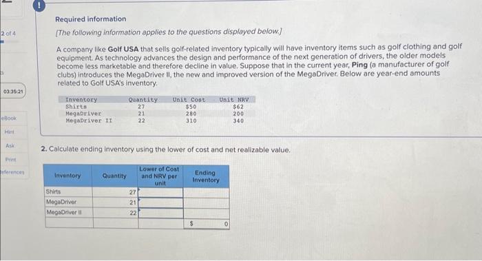 Enter debits before credits: Required information [The following information applies to the