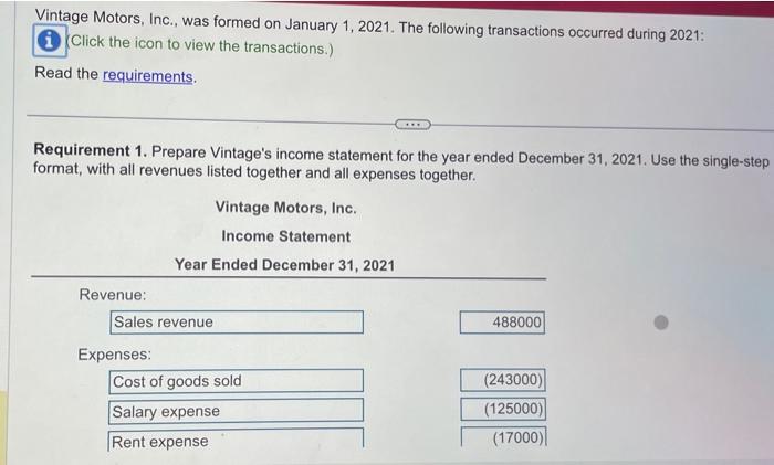 the blank sections More info On January 1, 2021, Vintage issued its
