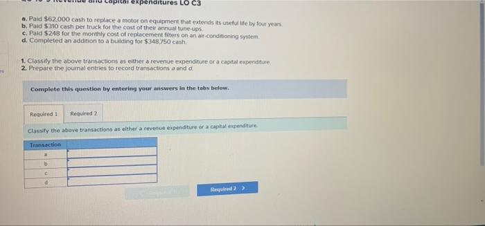 for the second year 1. Straight-line depreciation for the last three months