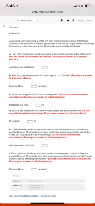  5:46 LTE A cafeteria serving line has a coffee um from