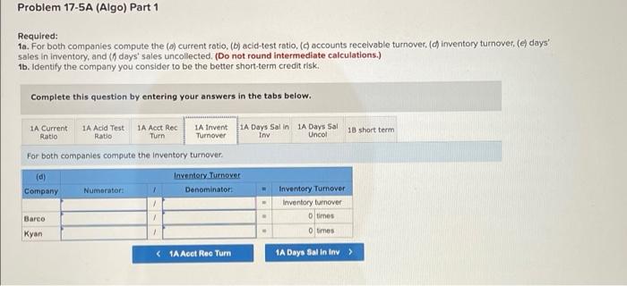 Data from the current year's balance sheets income statement Assets Sales $