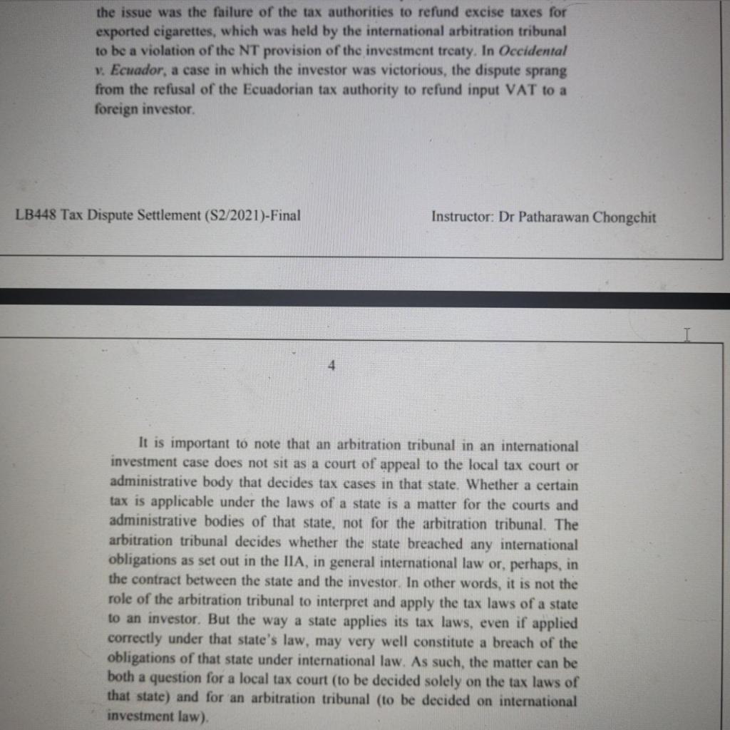 an important reality: there are a growing number of international arbitration cases