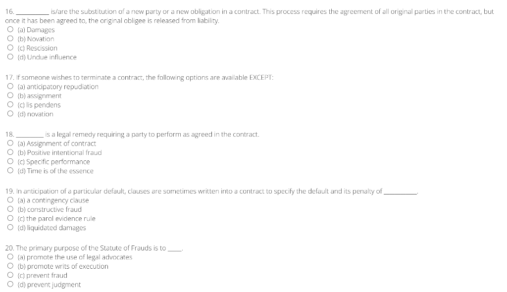 be all of the following EXCEPT: (a) This offer is subject to