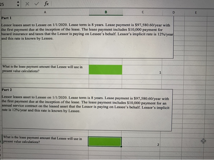  25 Ax & fox A B D E Part 1 Lessor