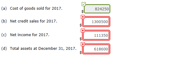 13-12 Your answer is partially correct. Try again. Pronghorn Corp experienced a
