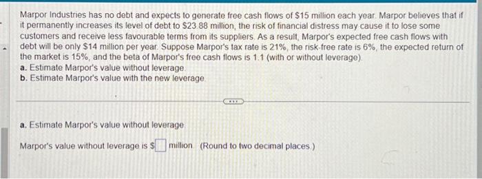  need help quickly, will like! thnx part A and B Marpor