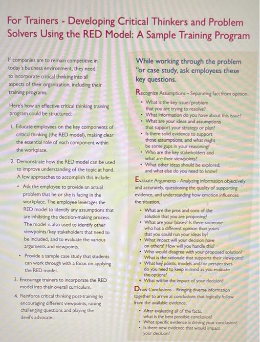 required have been changing dramatically With globalization and the increased speed of