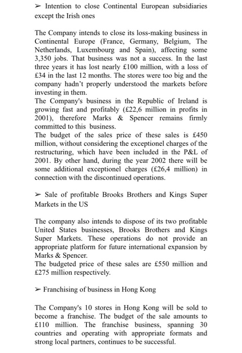 franchised to local partners. The group also owns the clothing retailer Brooks