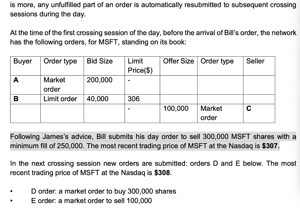 American hedge fund), a successful information - motivated investor, plans to buy