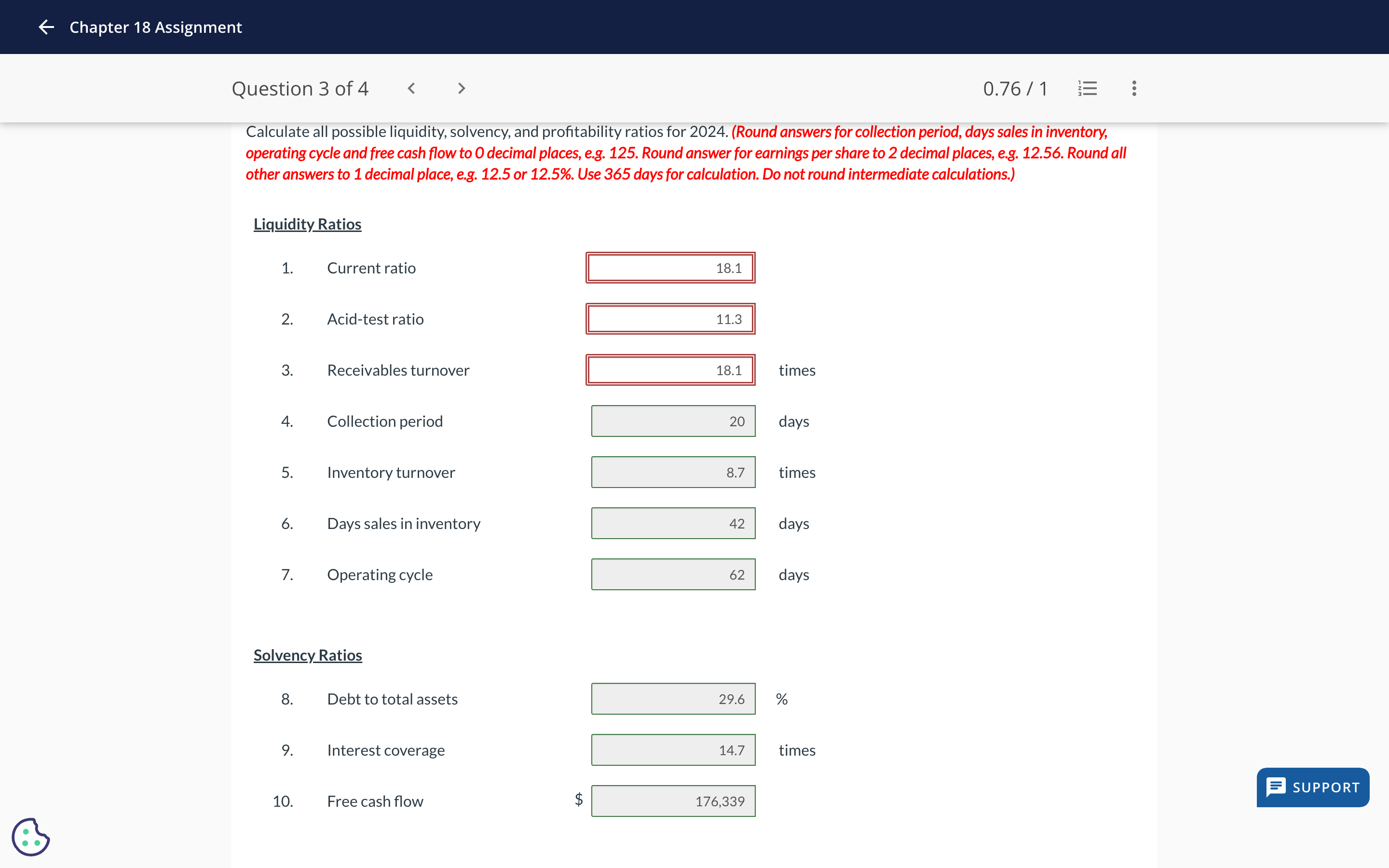 over Comparative financial statements for The Sunland Company Ltd. are shown below.