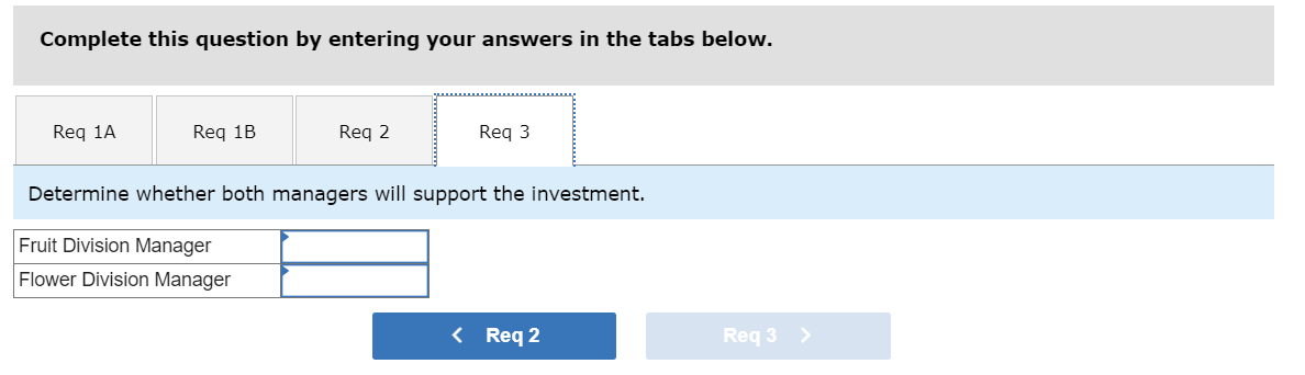 has established a hurdle rate of 6 percent. Required: 1-a. Compute each