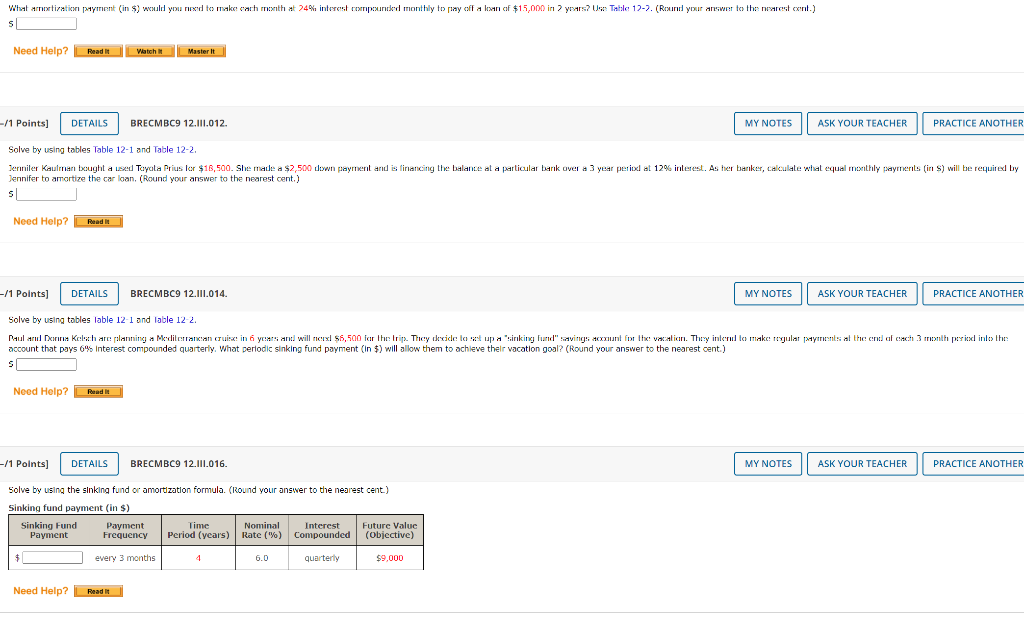 What aretiration payment in $) would you need to make cach