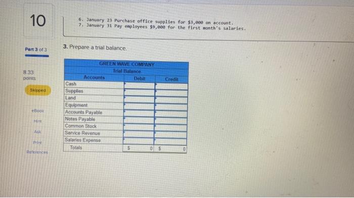 3 of 3 Required information The following information applies to the questions