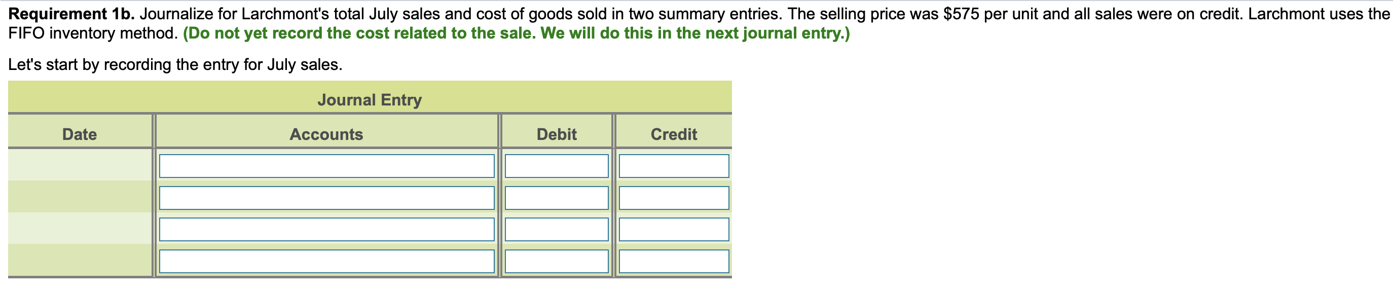 records.) At July 31, 8 of these programs are on hand. Larchmont