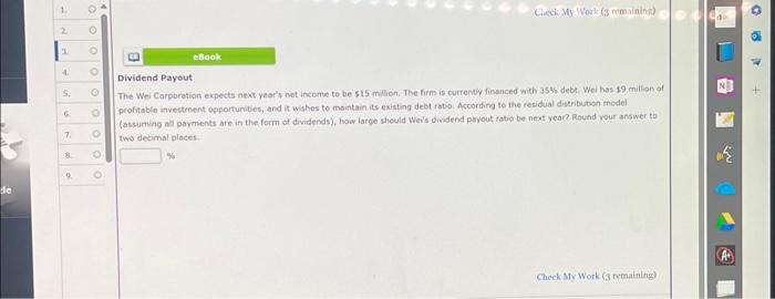 How do I solve this and what is rhe correct andwer? Dividend