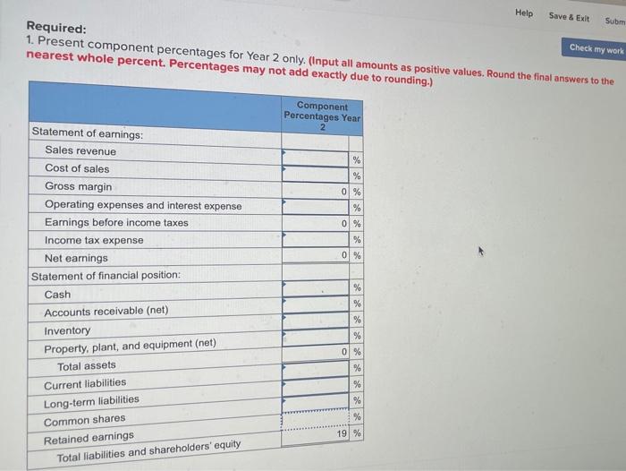 and Selected Ratios LO12-5, 12-6, 12-9 The comparative financial statements prepared at