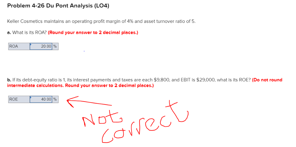  PART B is not 40% or .40 please show solution. THANK